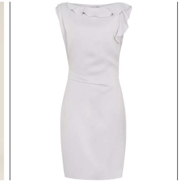 Reiss Tyra Ruffle-Detail Dress sz 10 - Picture 3 of 15